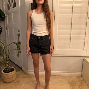 Levi's Black Denim with Brown Label